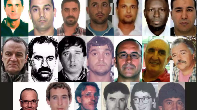 Los fugitivos más buscados por la Guardia Civil española